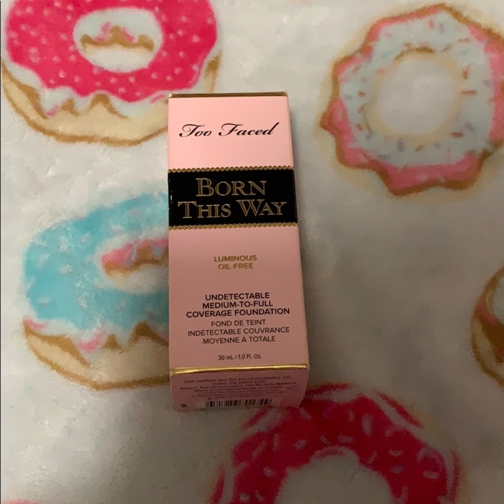 Too faced born this way foundation in shade snow